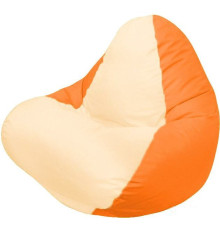 Кресло-мешок Flagman Relax Г4.1-019 оранжевый/бежевый