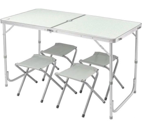 Стол со стульями Coyote HKTB-1002 серый