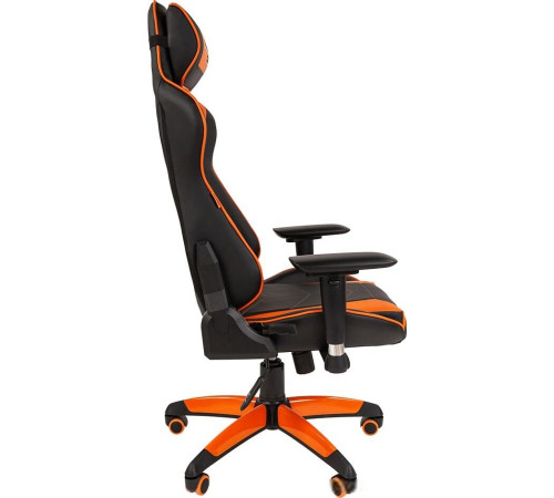 Кресло CHAIRMAN Game 44 черный/оранжевый