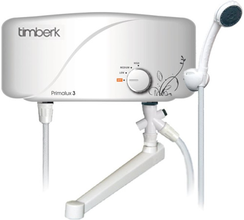 Проточный электрический водонагреватель кран+душ Timberk Primalux WHEL-6 OSC душ+кран