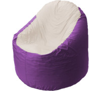 Кресло-мешок Flagman Bravo B1.1-40 фиолетовый/бежевый