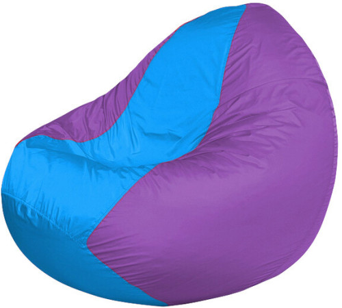Кресло-мешок Flagman Classic К2.1-209 сиреневый/голубый