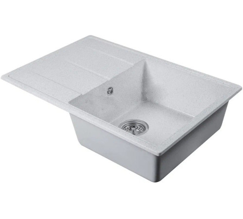 Кухонная мойка Marblan Magnum R серый, с сифоном