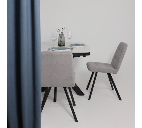 Стул Мамадома Rommy b22 Grey Lux/черный