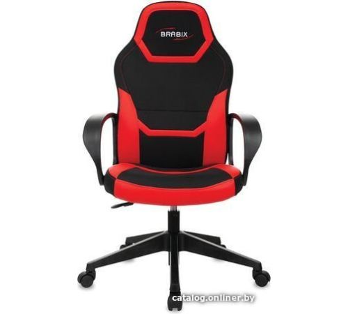 Игровое геймерское кресло Brabix Alpha GM-018 532637 черный/красный