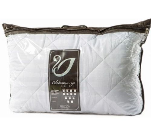 Спальная подушка Файбертек FiberLUX с наполнителем Лебяжий пух 68*68.С.ЛП 68x68 см