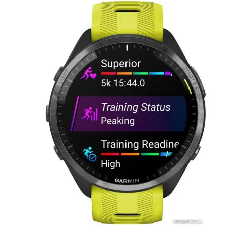 Умные часы Garmin Forerunner 965 черный/желтый