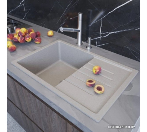 Кухонная мойка Mixline ML-GM19 551984 серый