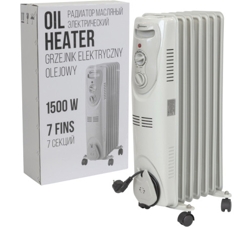 Масляный радиатор с вентилятором ForceKraft FK-YL-B08-7