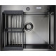 Кухонная мойка MARRBAXX B6050-R черный/графит