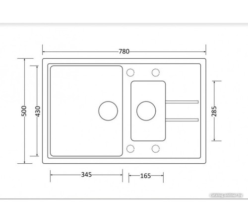 Кухонная мойка ZorG Luka 102 слоновая кость