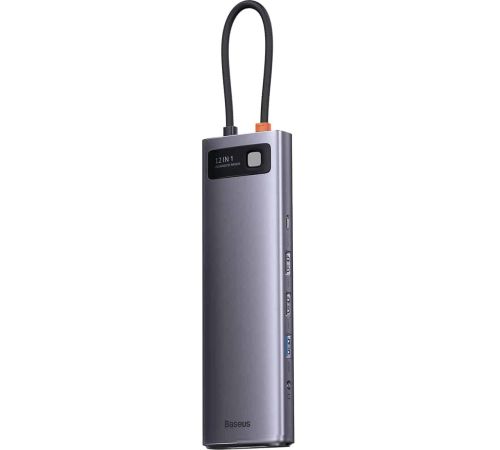 Док-станция Baseus Metal Gleam Series 12-in-1 Multifunctional Type-C Hub Docking Station WKWG020213