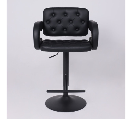 Стул с подлокотниками AksHome Elton черный/черный