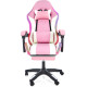 Кресло Jiqiao DG8003 белый/розовый