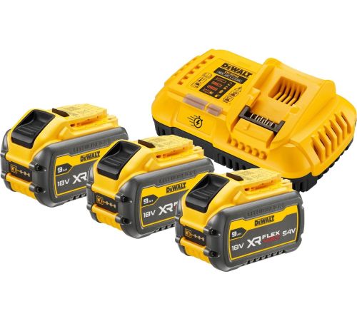 Аккумулятор DeWalt DCB118X3 18В/3x9 Ач + 18В