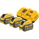 Аккумулятор DeWalt DCB118X3 18В/3x9 Ач + 18В