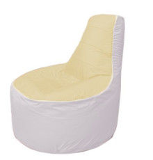 Кресло-мешок Flagman Трон Т1.1-2025 бежевый/белый