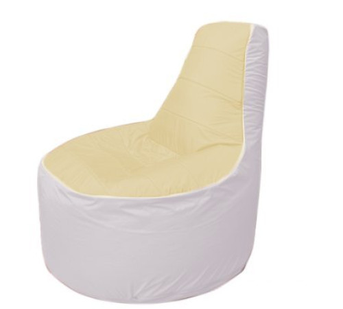 Кресло-мешок Flagman Трон Т1.1-2025 бежевый/белый