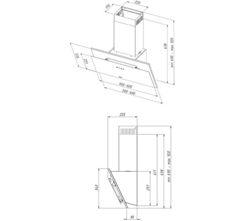 Кухонная вытяжка Akpo Juno eco 50 WK-11 серый