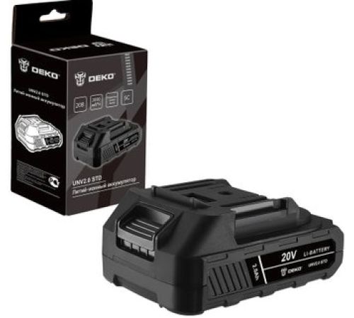 Аккумулятор Deko UNV2.0 STD 063-4492 20В/2 Ач