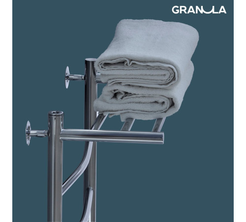 Полотенцесушитель Granula Евро 50x80 с полкой боковое подключение, левое