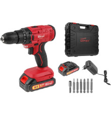 Дрель-шуруповерт Wortex LX BD 1820 Li 0329076 с 2-мя АКБ, кейс