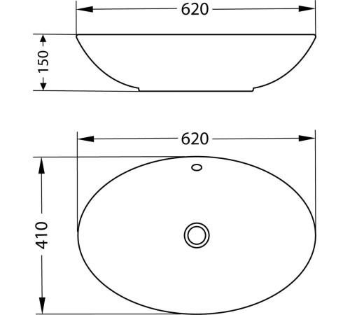 Умывальник Lauter 21709 + Moon 21СK81691C