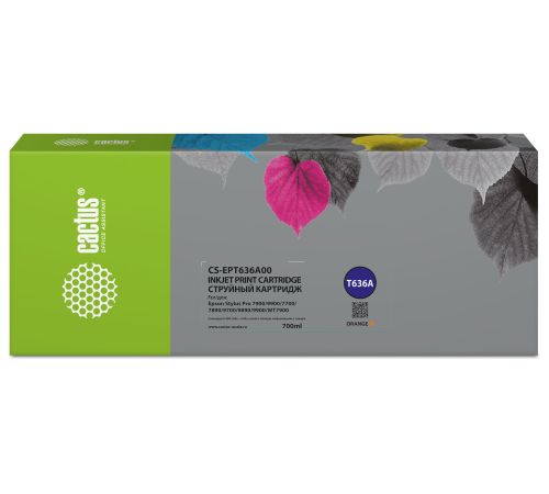 Картридж CACTUS CS-EPT636A00 аналог Epson T636A