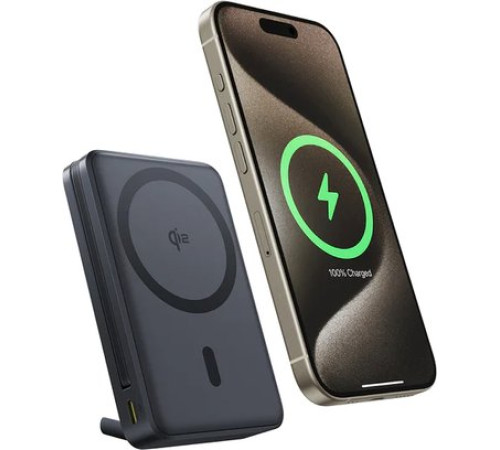 Внешний аккумулятор Baseus Nomos Qi2 Magnetic Power Bank 10000mAh черный