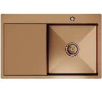 Кухонная мойка Mixline Pro 552920 бронза, с сифоном