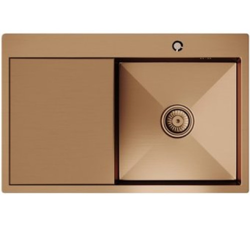 Кухонная мойка Mixline Pro 552920 бронза, с сифоном