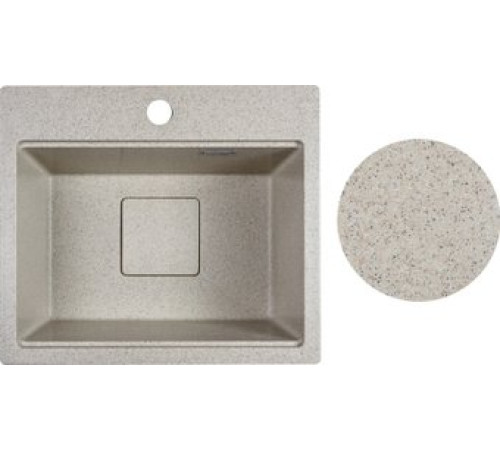 Кухонная мойка Marblan Comfort 48 гранит, с сифоном