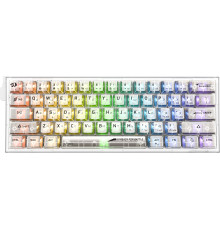 Клавиатура Redragon Fizz прозрачный/белый