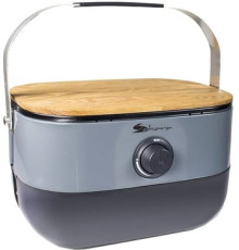 Портативный газовый гриль Sahara Mini BBQ серый