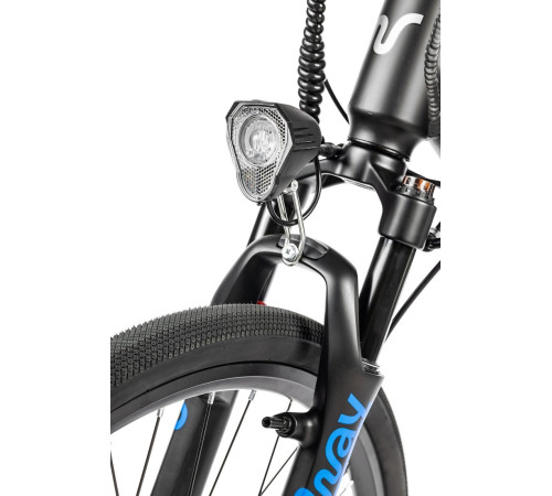 Электровелосипед MyWay Hill 1.0 250 28 19, черный, матовый