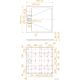 Душевой поддон RGW TUS-W 90x90