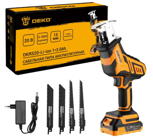 Сабельная пила Deko DKRS20 085-1069 с 1-им АКБ