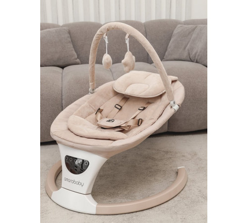 Детские шезлонги и качалки Amarobaby Teddy Swing AB24-22TED/03 бежевый