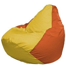 Кресло-мешок Flagman Груша Мини L Г0.1-258 желтый/оранжевый