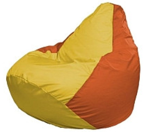 Кресло-мешок Flagman Груша Мини L Г0.1-258 желтый/оранжевый