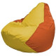 Кресло-мешок Flagman Груша Мини L Г0.1-258 желтый/оранжевый
