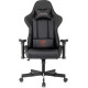 Игровое геймерское кресло Zombie 790 Eco экокожа, черный