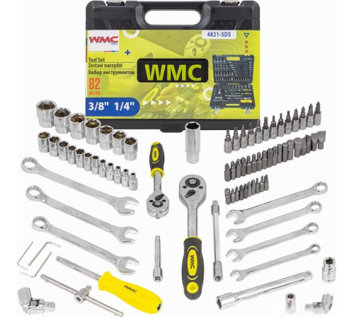 Универсальный набор инструментов WMC Tools WMC-4821-5DS-м 82 предмета