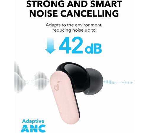 Наушники Anker Soundcore P30i розовый