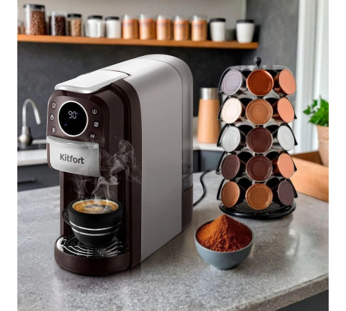 Капсульная кофеварка Kitfort KT-7656