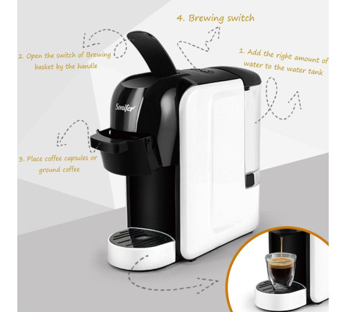 Капсульная кофеварка Sonifer SF-3539