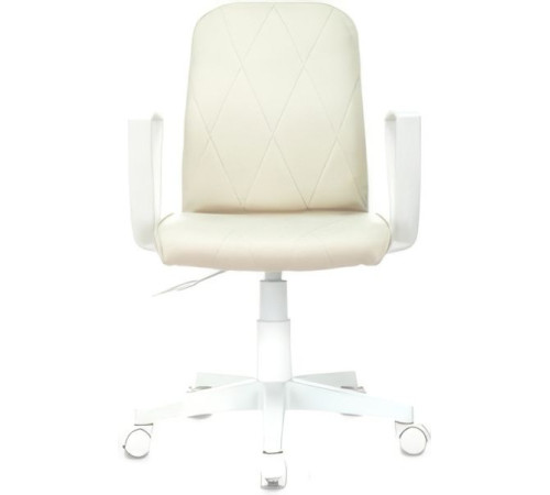 Кресло Бюрократ CH-W327 слоновая кость OR-10/белый
