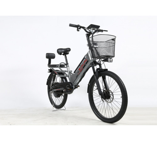 Электровелосипед SameBike E-ALFA NEW SB-E-ALFA500-48/10 серый