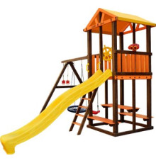 Игровой комплекс Perfetto Sport Bari-3 качели лодочка, паутина