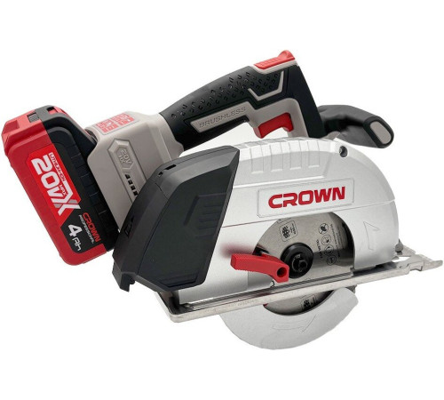 Дисковая циркулярная пила Crown CT25040-150HX-4 BMC с 2-мя АКБ, кейс